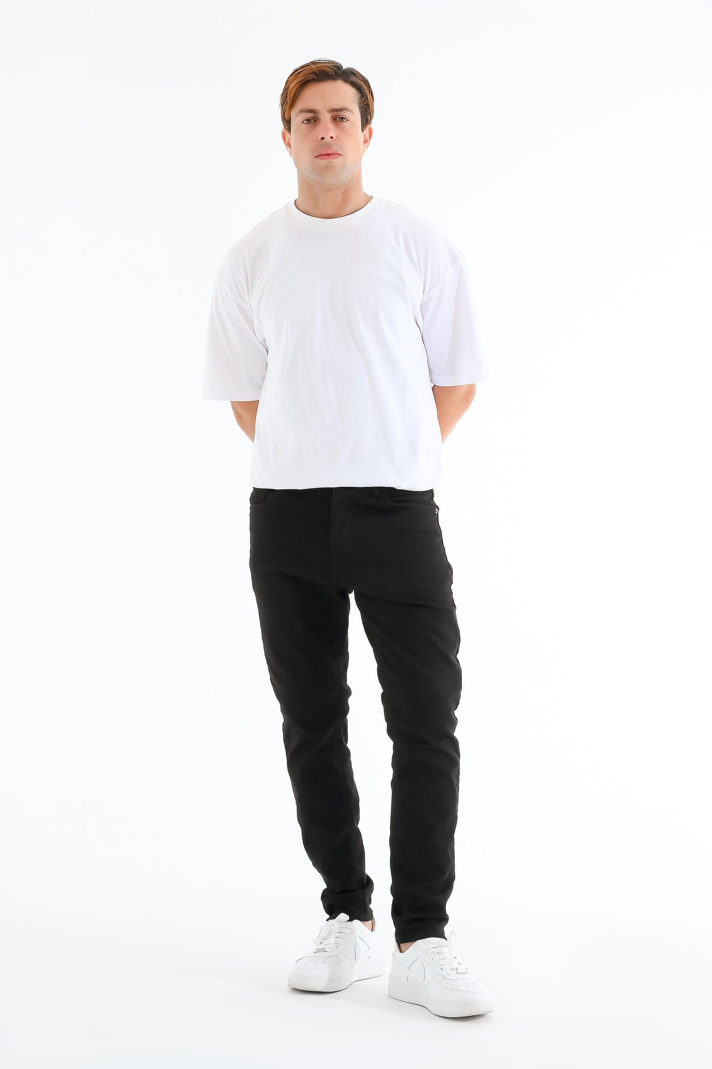 Black Slim Fit Basic Pants