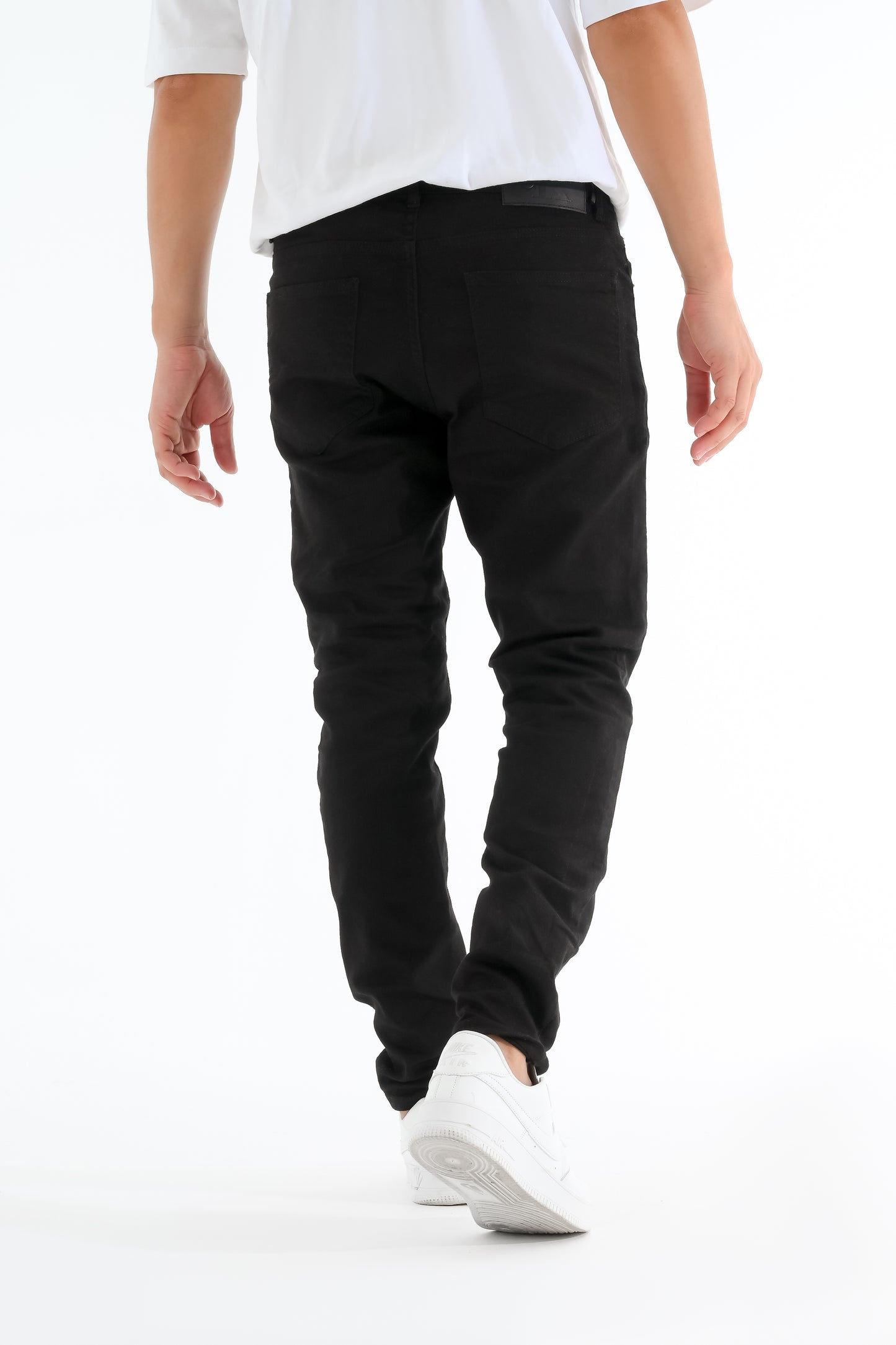 Black Slim Fit Basic Pants