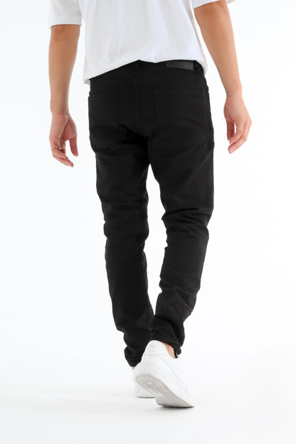 Black Slim Fit Basic Pants