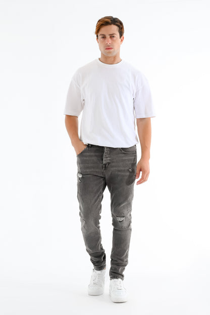 Dark Grey Casual Pants