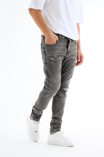 Dark Grey Casual Pants