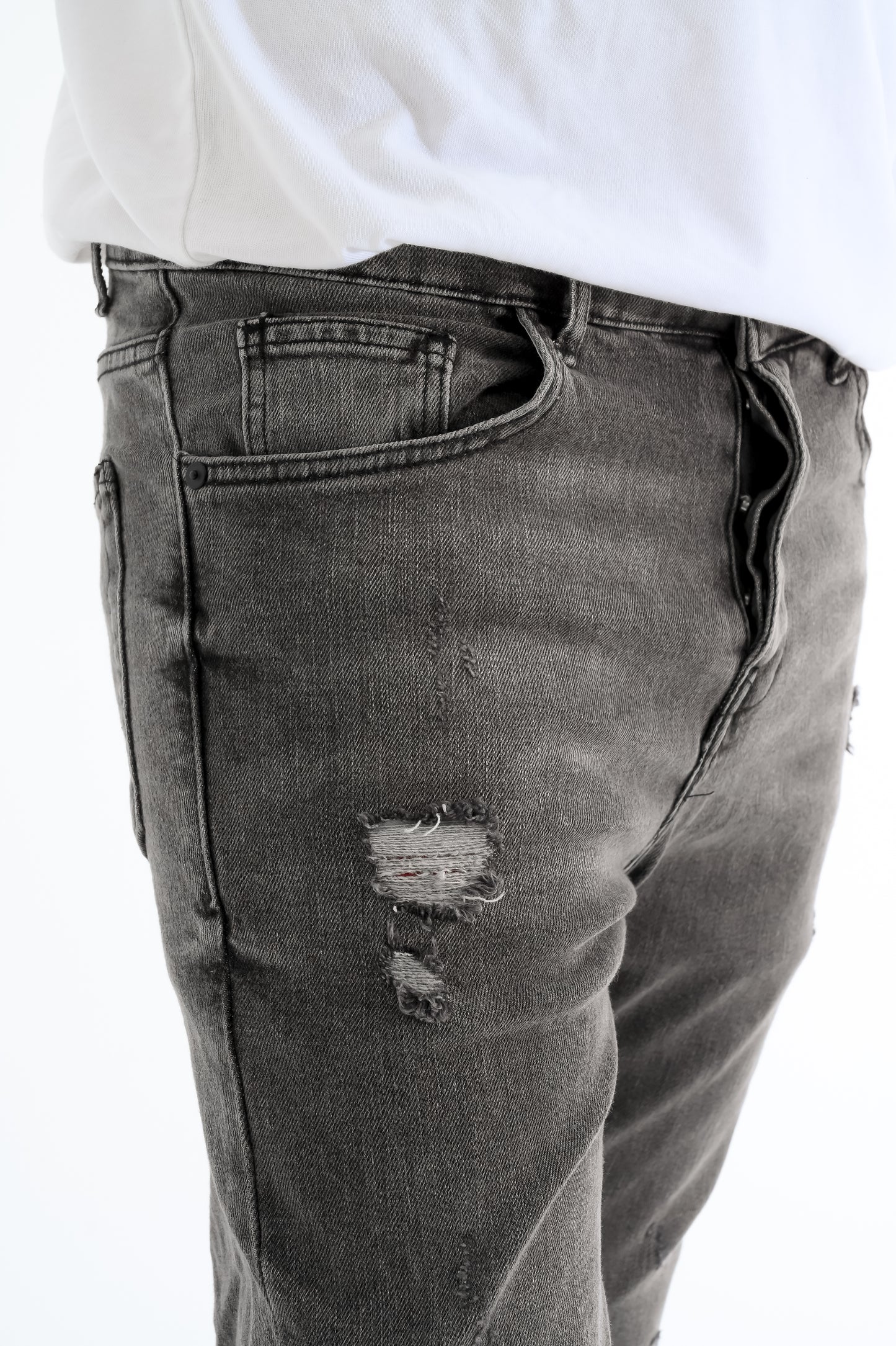 Dark Grey Casual Pants