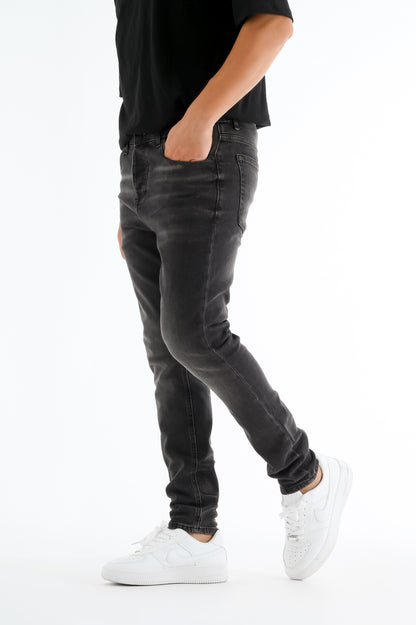 بنطلون جينز أسود كاجوال P-18