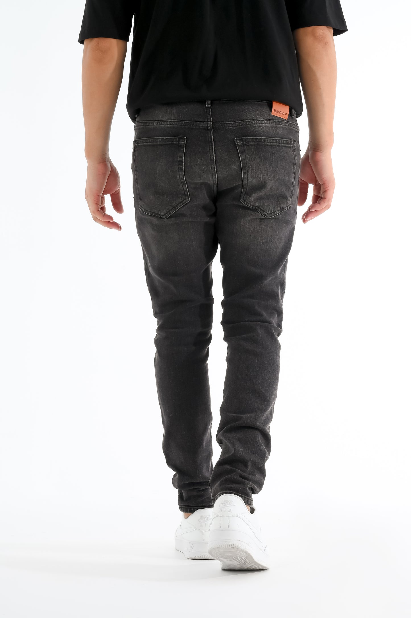 بنطلون جينز أسود كاجوال P-18