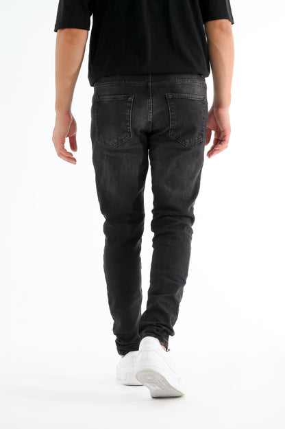 بنطلون جينز أسود كاجوال  P-19