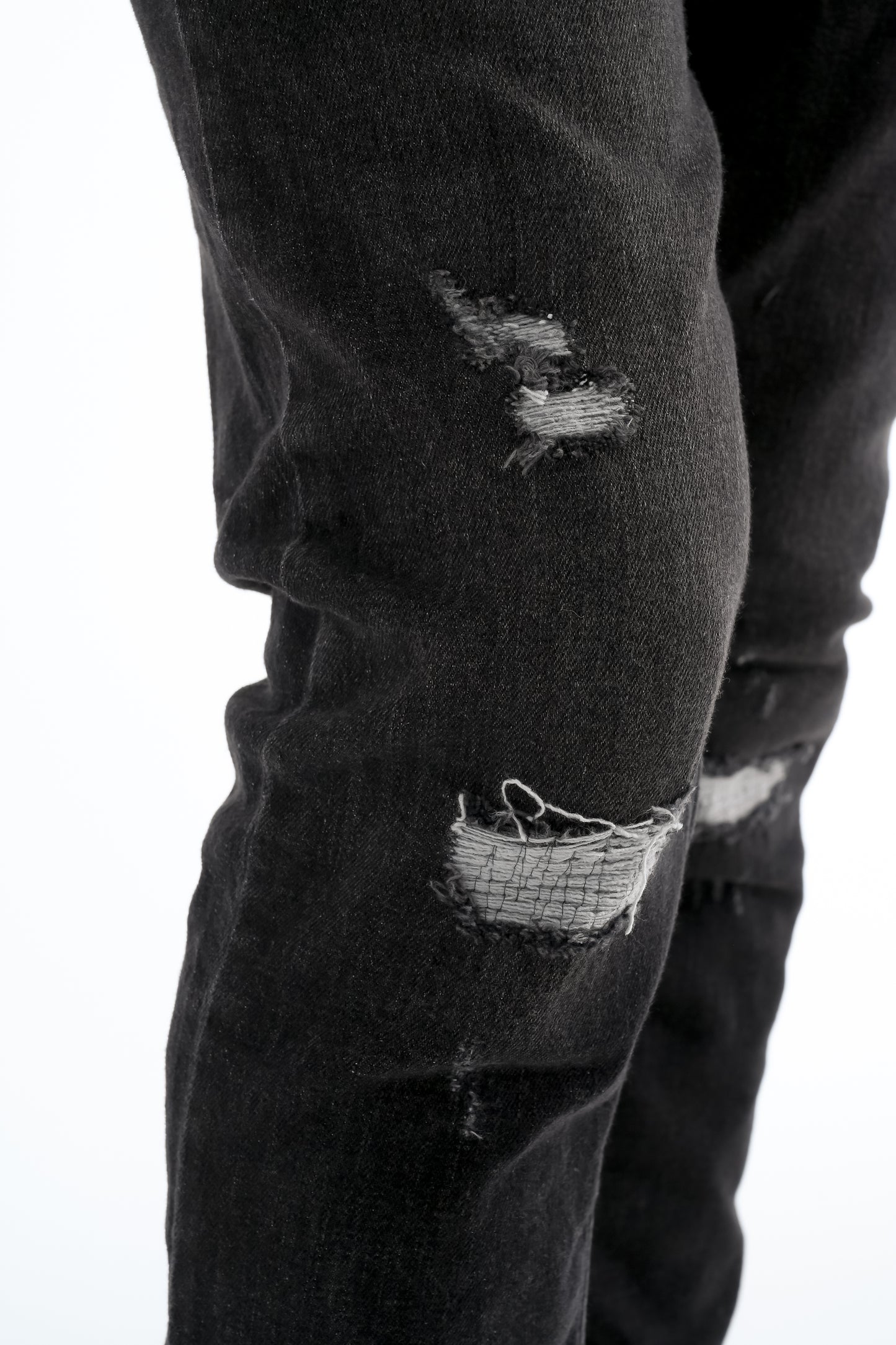 بنطلون جينز أسود كاجوال  P-19