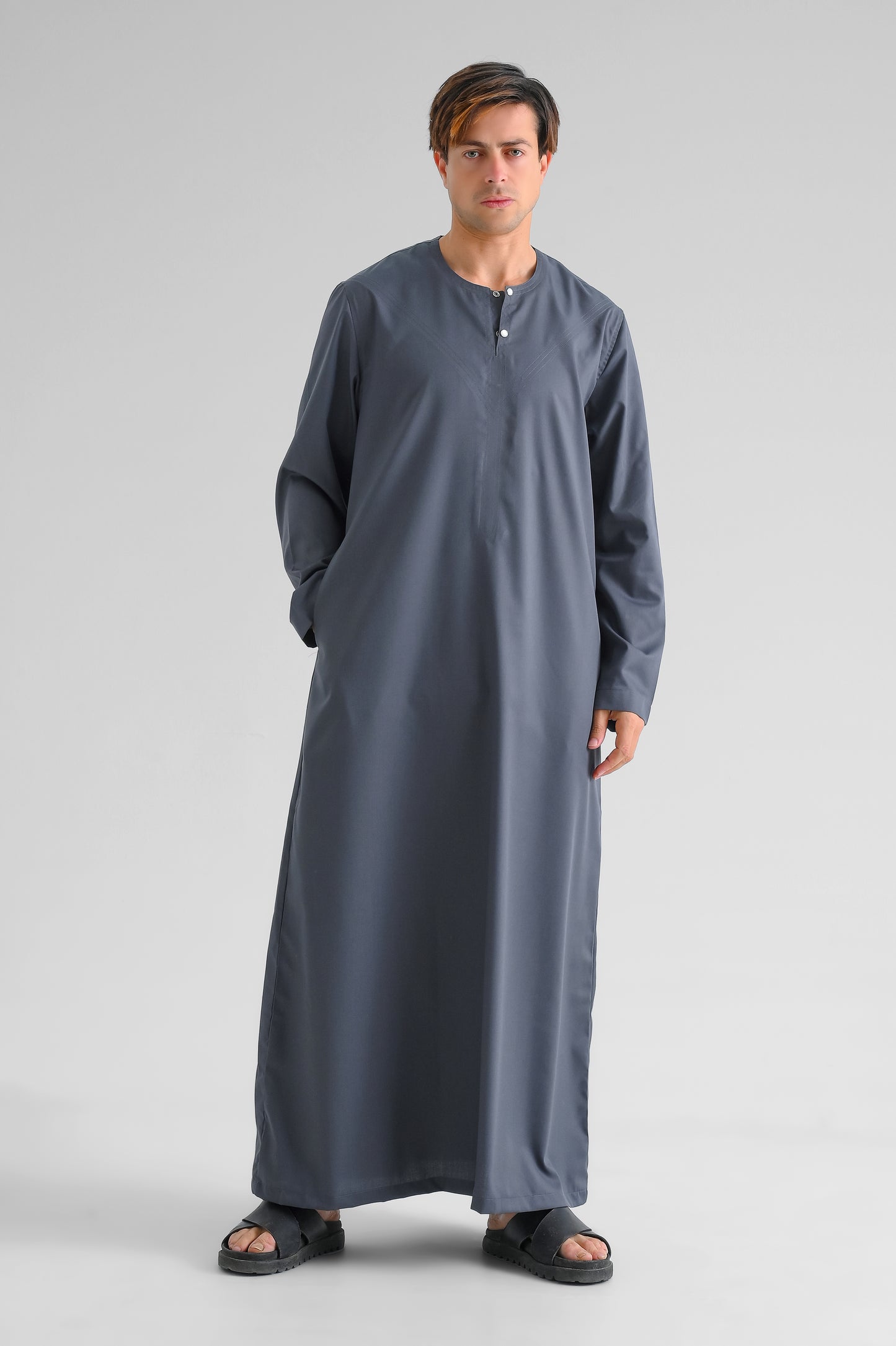 جلباب رمادي JA-GRA-001