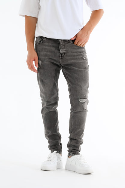 Dark Grey Casual Pants
