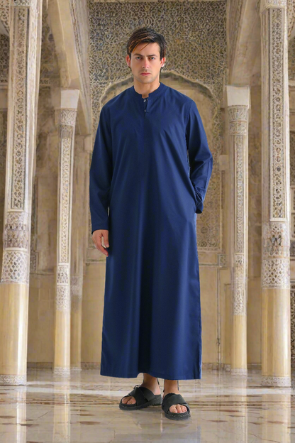جلباب كحلي JA-BLU-001