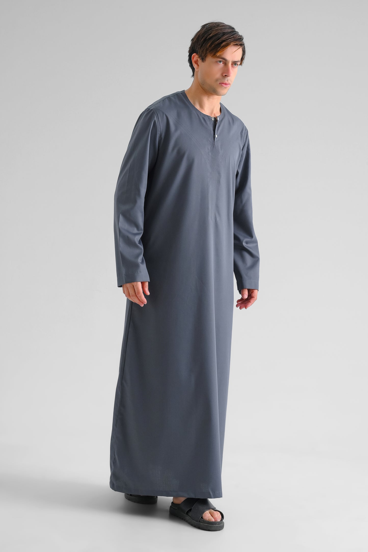 جلباب رمادي JA-GRA-001